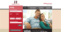 Desktop Screenshot of havenhotels.com